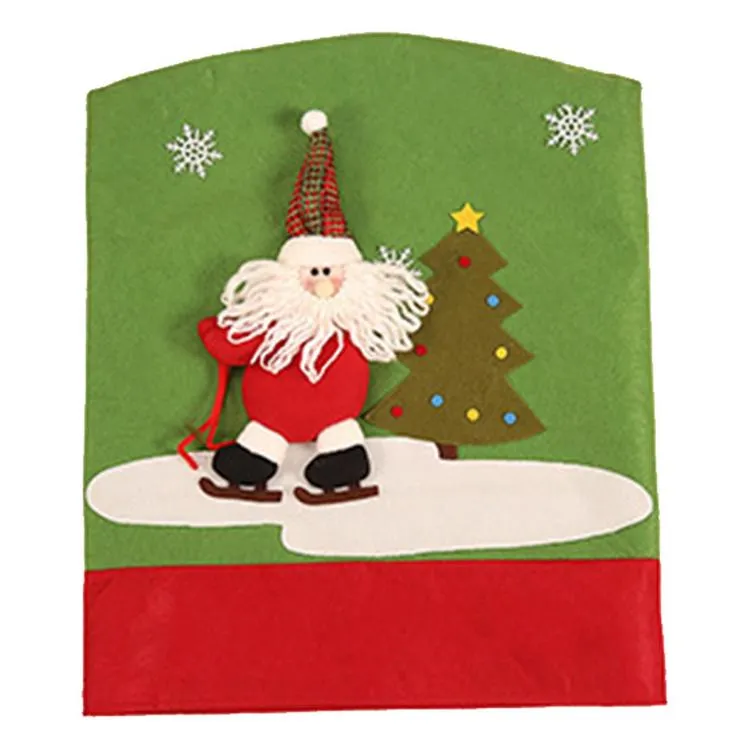 Chair Back Covers Decorative Elk Chair Cover Christmas Chair Cover ...