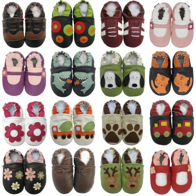 Carozoo Newborn Baby Shoes Infant Shoes Slippers Soft Leather Baby Boys First-Walkers girl shoes