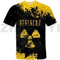 3D Anime S.T.A.L.K.E.R. 2 T-shirt Streetwear Tops Tee 3D Short Sleeve Stalker 2 Heart of Gun T Shirt Oversized Tshirt Kids 2022