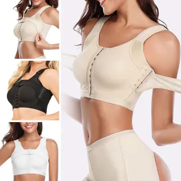 Women Post Surgical surgery Front Open Full Support Recovery Bra