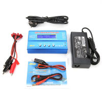 B6 80W Digital LCD Balance Charger Discharger สำหรับแบตเตอรี่ LLiPo NiMH RC (ปลั๊ก EU)