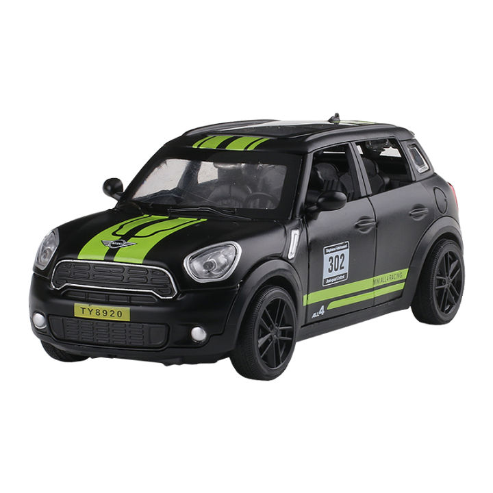 1-32รถของเล่น-mini-countryman-diecast-โลหะผสมโมเดลรถเหล็กสำหรับมินิคูเปอร์รุ่นรถลากของเล่นขนาดเล็ก