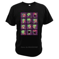 Zim T-Shirt TV Show Cotton Digital Print High Quality Funny Tee Tops Invader Zim Tshirt Men Cotton Tshirt Streetwear Valentines Day gift