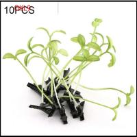 OKL9 10pcs เครื่องมือจัดแต่งทรงผม กิ๊บติดผมเด็ก คอสเพลย์ Anime Hair Clips Plant Grass Hairpin การ์ตูน Headwear Mini Bean Sprout