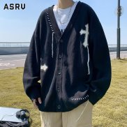 ASRV Người đàn ông của Áo len thiết kế thời trang Hàng dệt kim lỏng giản