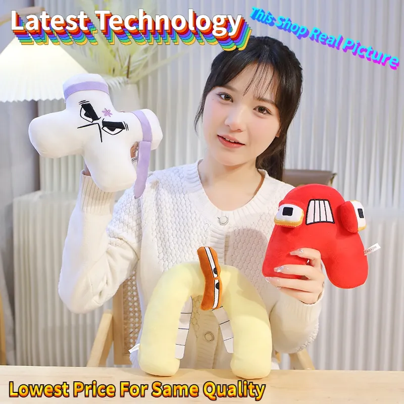 Alphabet Lore Stuffed Animal Plush Doll Alphabetic Letter Educational Toy