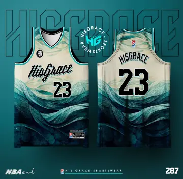 Blue green hotsell basketball jersey