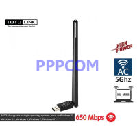 Wireless USB Adapter TOTOLINK (A650UA) AC650 Dual Band ประกัน Lifetime Forever