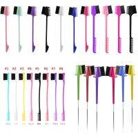 【CC】 20PCS Sided Baby Hair Bulk 3 In 1 Pin Tail Comb Makeup Brushes Tools Color