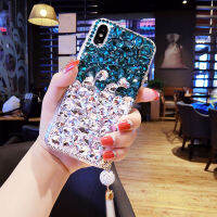 (ร้อน) sunjolly Diamond Case สำหรับ VIVO S1 Y7S iqoo NEO Z5X Z1 X27 Y12 Pro Y15 Y15สีแดง rhinestone เคสศัพท์และมูลนิธิ