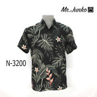 ?ส่งฟรี? เสื้อเชิ้ตแขนสั้น งานต่อลาย ผ้านิ่ม ใส่สบายไม่ร้อน Mr-Junko N-3200