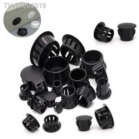 ๑☃♀ 10/25/50/100pcs Round Plastic Black Blanking End Caps Tube Pipe Inserts Plug Bung 5mm 38mm Plastic Hole Plug