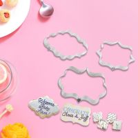 【hot】ↂ﹊☃  3pcs/Set Frame Cookie Cutter Pastry Tools Fondant Mold Decorating Baking Accessories