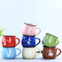 1pc 350ml 150ml Mark cup Coffee cup ceramic cup wholesale Milk cup Water caliber 96.5cm kitchen tools home decor