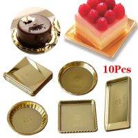 【hot】✙☫ Dessert Displays Tray Food Grade PET Pastries Cookies Plate Board Bottom Base Baking Decorations ！