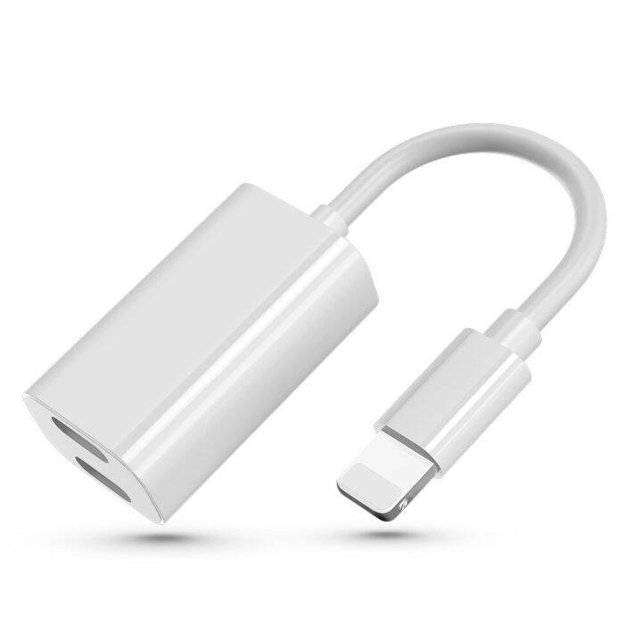 2in1 Adapter Splitter Cable For iPhone 11 Pro X XS Max XR 7 8 Plus Dual