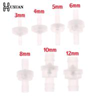 Diameter 3mm 4mm 5mm 6mm 8mm 10mm 12mm Plastic Check Valve One-Way Pagoda Inline Non-Return Gas Liquid Water Fluid Stopper Plumbing Valves