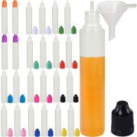 【CW】❡  5PCS 30ML/60ML Wholesale Eyes Dropper Refillable Bottles Plastic Squeezable Cosmetics Paint Ink Containers