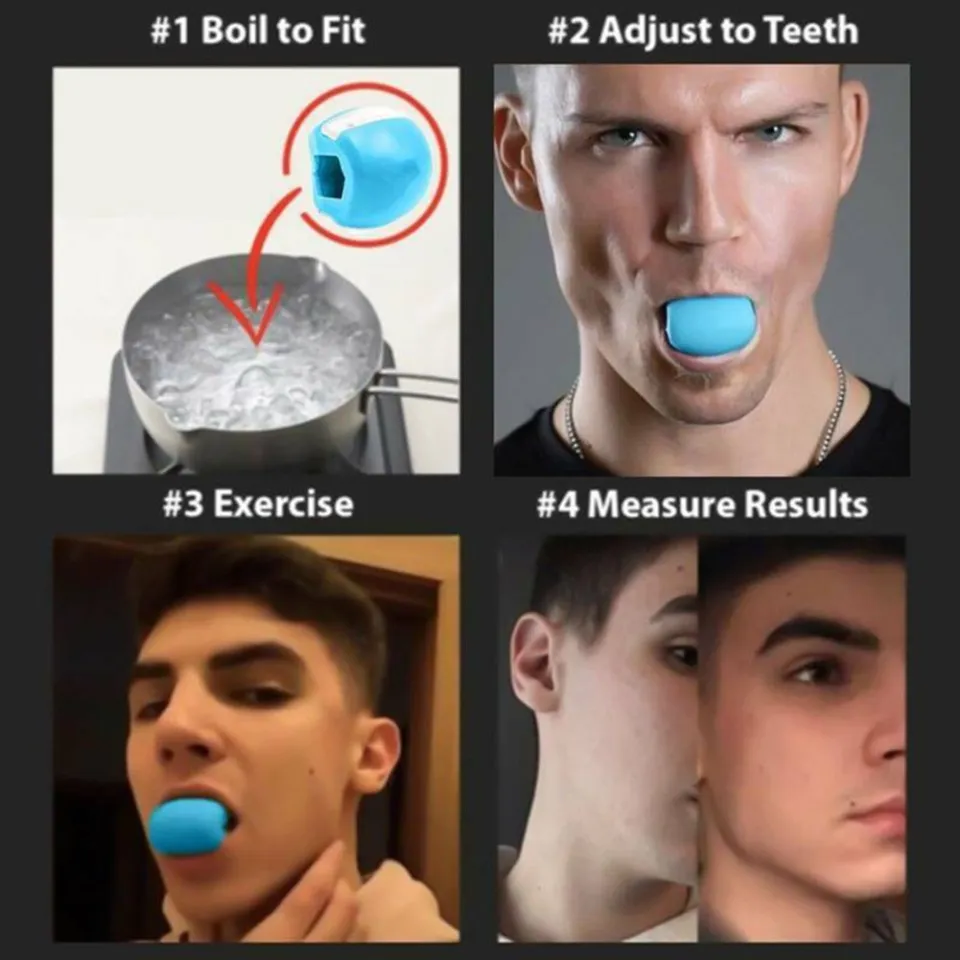 LIVEROOM】 High Quality Explosive Masseter Ball Jaw Trainer Muscle