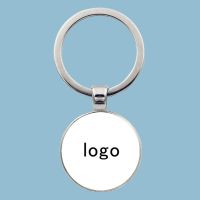 Personalized Logo Keychain Company Logo Customization Black And White Photo Color Photo Private Customization