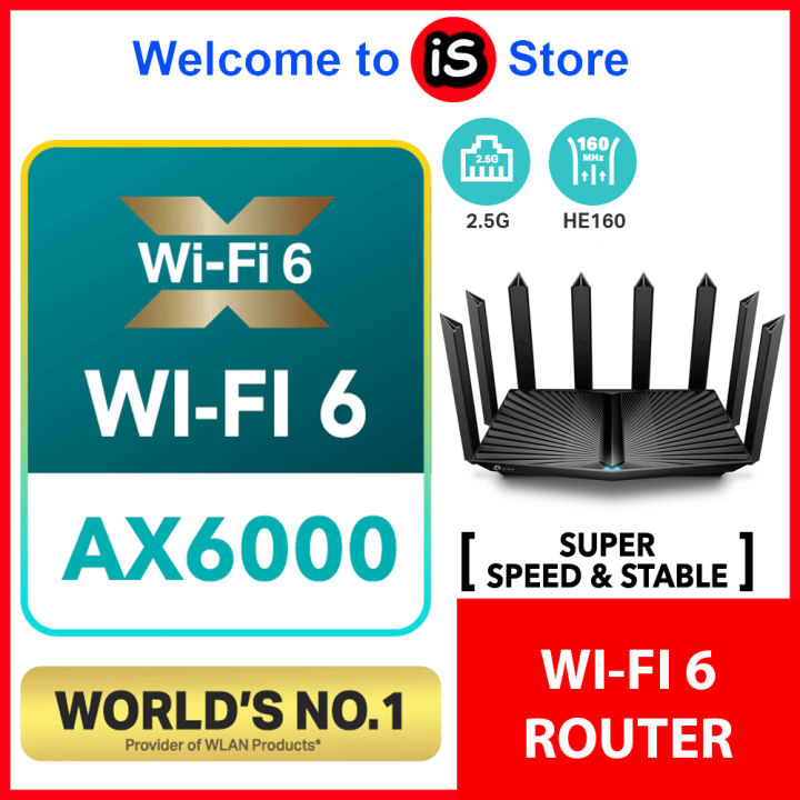 TP-Link Archer AX80 AX6000 8-Stream Gigabit Wireless Wi-Fi 6