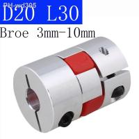 D20mm L30mm Broe 3/4/5/6/7-10MM CNC Flexible Plum Coupling Shaft Coupler Connect