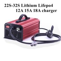 18A 15A 12A 96V 22S-32S 92.4V-134.4V ที่ชาร์จ20A 100.8V 109.2V 116.8V Lifepo4 26S 109.2V ลิเธียมไอออนแบบปรับได้อุปกรณ์ชาร์จอัจฉริยะสเก็ตบอร์ดนันทนาการกลางแจ้งอะไหล่