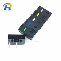 5PCS Original HUANO micro switch Blue shell white dot powder blue dot yellow dot green dot white point square 3-pin switch