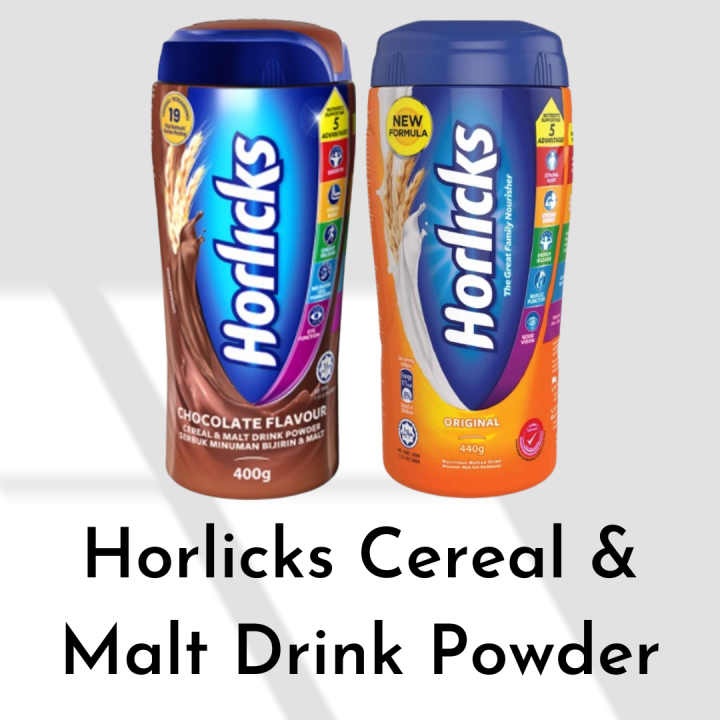 Horlicks Cereal& Malt Drink Powder 400g Lazada