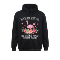 Flamingo Mamawmingo Like A Normal Mamaw Gifts Funny Grandma Men Sweatshirts Hoodies High Quality Thanksgiving Day Family Size Xxs-4Xl