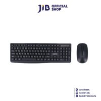 WIRELESS KEYBOARD &amp; MOUSE (คีย์บอร์ดและเมาส์ไร้สาย) NUBWO VIRGO WIRELESS NKM-625 (BLACK)