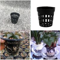 10pcs Mesh Pot Net Basket Hydroponic Aeroponic Flower Container Plant Grow Pot Cup