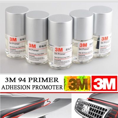 ❣△☃ 94 primer Light Yellow 10ML Increase Viscosity Double Sided Tape Rhino Leather invisible PPF Car Wrap Film Adhesion Promoter