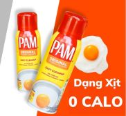 Dầu ăn kiêng dạng xịt Pam 0calo người ăn kiêng, tiểu đường, eat clean,