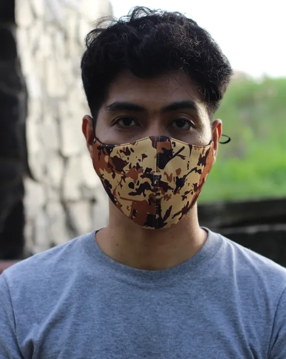Men's Big Large Size Camouflage with Black Color Design Facemask for Men  with Filter Pocket Facemask Custom Made Sublimation Printed Washable  Reusable Breathable Face Mask by ShopAvenuePH | Lazada PH