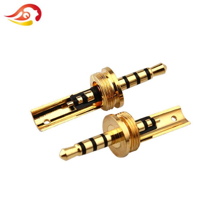 qyfang-2-5mm-audio-plug-4-poles-jack-diy-wire-connector-stereo-splice-adapter-hifi-earphone-solder-pure-copper-metal-plugs-jacks