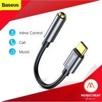 ( Promotion+++) คุ้มที่สุด ถูก/แท้Baseus Type C to 3.5mm AUX Adapter USB-C Type-C to 3.5 mm Headphone Audio ราคาดี อุปกรณ์ สาย ไฟ ข้อ ต่อ สาย ไฟ อุปกรณ์ ต่อ สาย ไฟ ตัว จั๊ ม สาย ไฟ