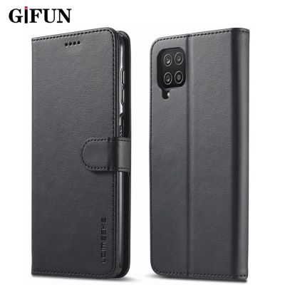 Case For Samsung Galaxy A12 Case Leather Flip Wallet Case On For Samsung A12 5G Magnetic Phone Case With Stand Holder Etui Coque