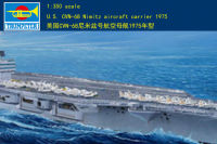 Trumpeter 05605-1:350เรือบรรทุกเครื่องบิน USS Nimitz Cvn-68ชุดอาคาร1975ชุดประกอบโมเดล