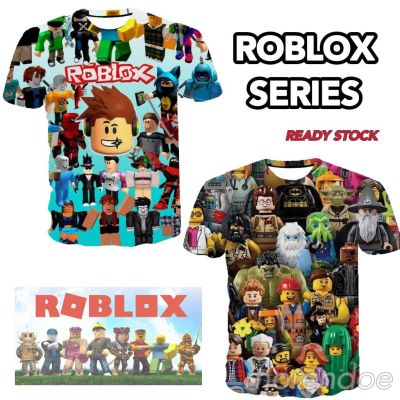 เสื้อยืดแขนสั้น ลาย Budak Lelaki Roblox ของเล่นสําหรับเด็ก