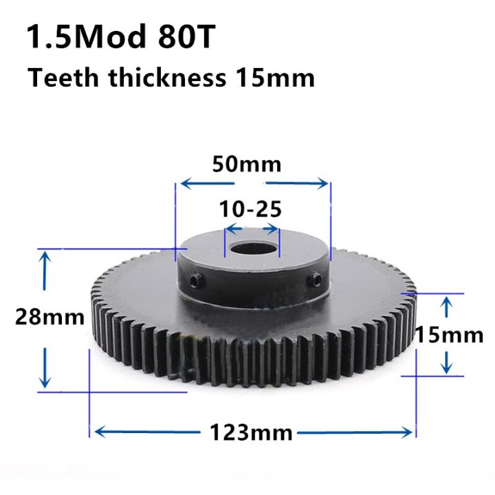 1-5เมตร80ตันความถี่สูงเกียร์เฟืองฟันเฟืองกว้าง15มม-1-5mod-แร็คเกียร์80กระบอกสูบมีร่อง10-25มม-cnc