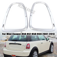 2ชิ้นไฟท้ายปกกรอบตัดสำหรับ MINI Cooper R55 R56 R57 R58 R59 2007-2013 51132752243แหวนปกตัดอุปกรณ์เสริมในรถยนต์