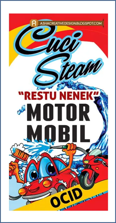 Cetak Spanduk Cuci Motor Dan Mobil Bisa Request Custome Dan Tulisan