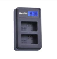 แท่นชาร์จแบตเตอรี่กล้อง LCD DAUL CHARGER Canon LP-E6 SMALL LP-E6 Battery Dual Slot Charger LCD Display USB Input For Canon EOS 80D 70D 60D 6D 5D Black