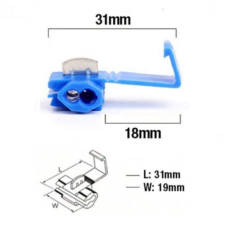 CAR wire CRIMP SPLITTER CLIP Score Lock Quick Splice Terminal Lock Quick Connection Wire Connector