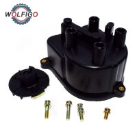 WOLFIGO Set Ignition Distributor Rotor &amp; Cap Kit For Honda Accord CR-V Civic Acura Integra 30103P08003 30102-P54-006