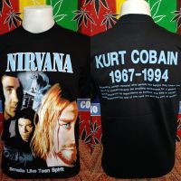 เสื้อวง NIRVANA วงร็อค ไม่มีตะเข็บข้าง คอฟิต ป้ายUS เสื้อวินเทจ เสื้อคอฟิต เสื้อทัวร์ วงร็อคต่างประเทศ