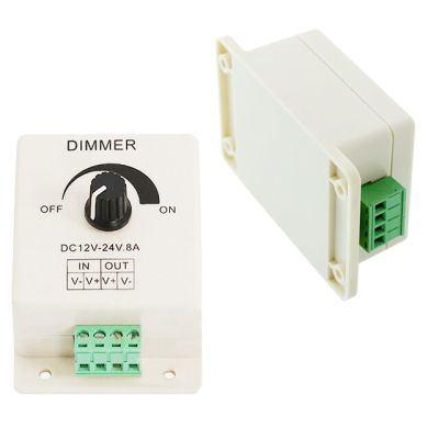 สวิตช์ Led Dimmer ปรับแต่งความสว่าง Pwm Controller สำหรับ3528 5050แถบไฟ Led โคมไฟสำนักงานแถบไฟ24V P25