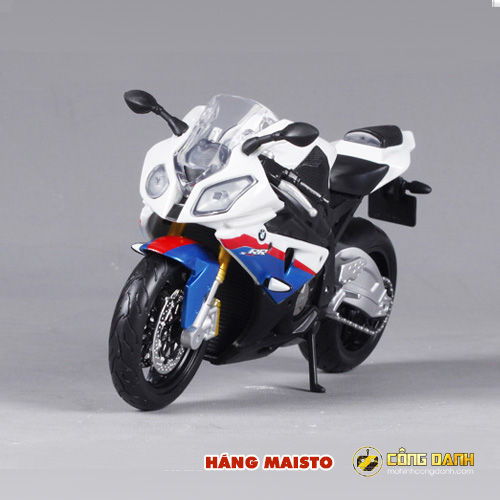 Xe mô hình mô tô BMW S1000RR phiên bản sáng đèn tỷ lệ 112  Blue Mô Hình