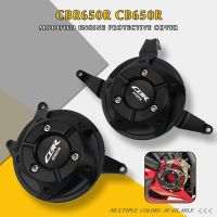 สำหรับฮอนด้า CB650R CBR650R CB 650R 2021-2023เครื่องยนต์มอเตอร์ไซค์เคสสเตเตอร์ตัวป้องกันฝาครอบคลัตช์แผ่นกันกระแทกป้องกันกรอบแถบเลื่อน